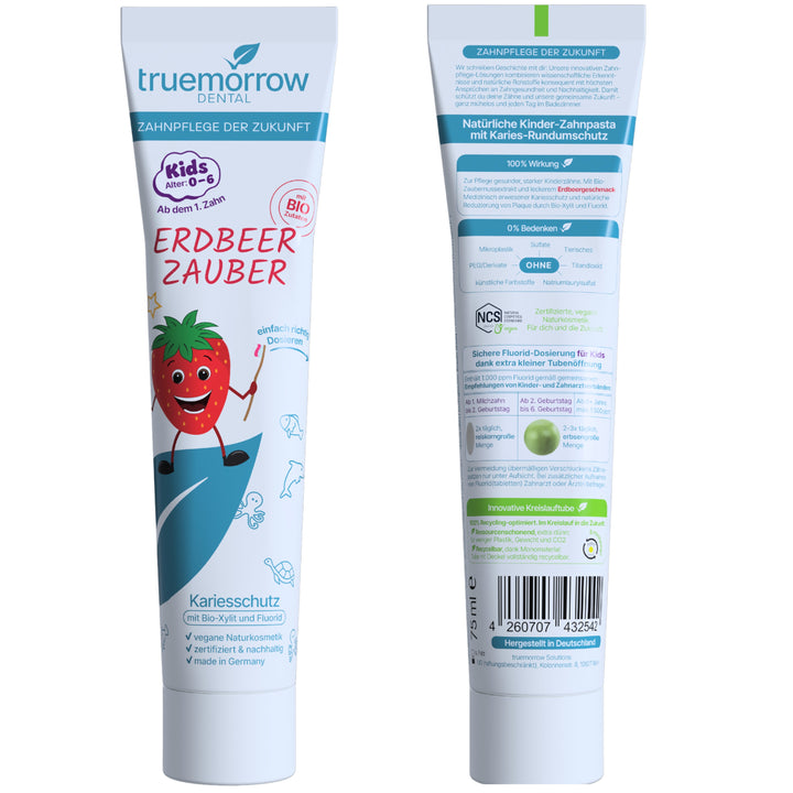 Kinder-Zahnpasta (mit Bio-Xylit und Fluorid)