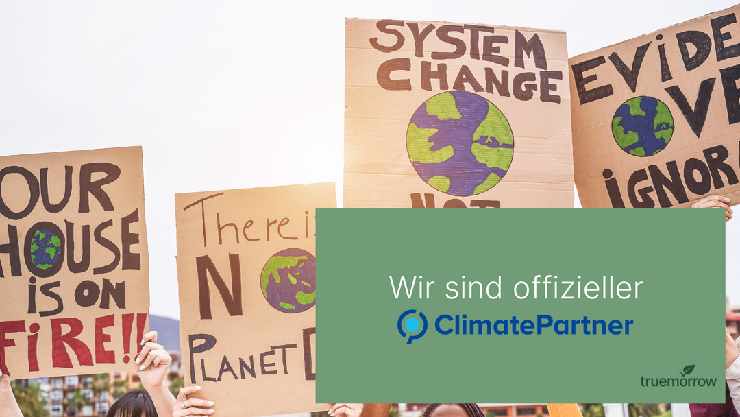 truemorrow ist offzieller ClimatePartner!