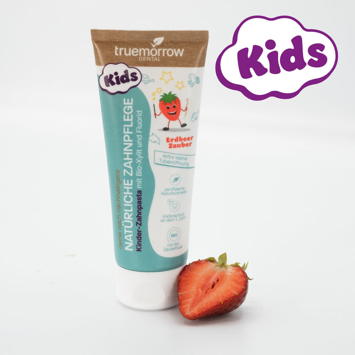 Kinder-Zahnpasta (mit Bio-Xylit und Fluorid)
