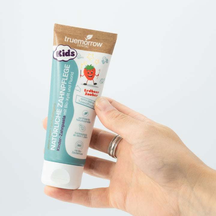 Kinder-Zahnpasta (mit Bio-Xylit und Fluorid)