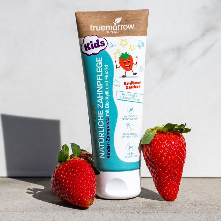 Kinder-Zahnpasta (mit Bio-Xylit und Fluorid)