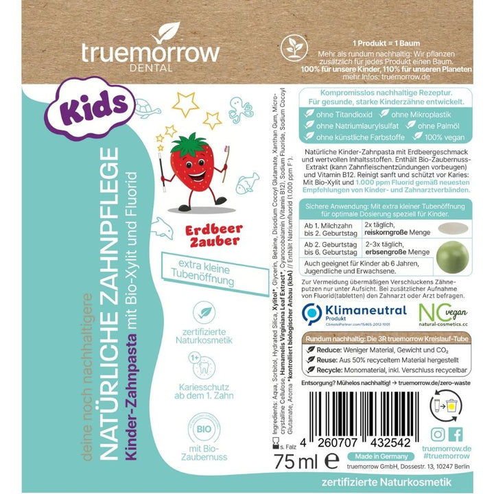 Kinder-Zahnpasta (mit Bio-Xylit und Fluorid)